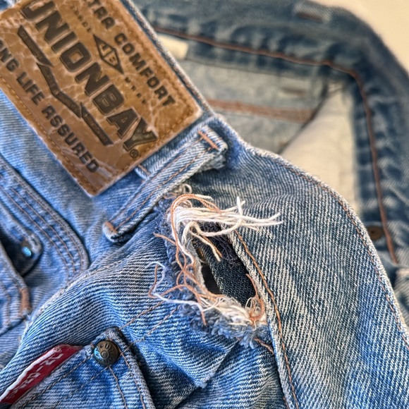 Men’s Vintage 90’s Union Bay Jeans with Pleats size 32 - Picture 6 of 7